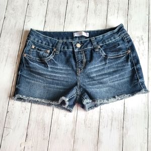 No Boundaries Low Rise Denim Shorts